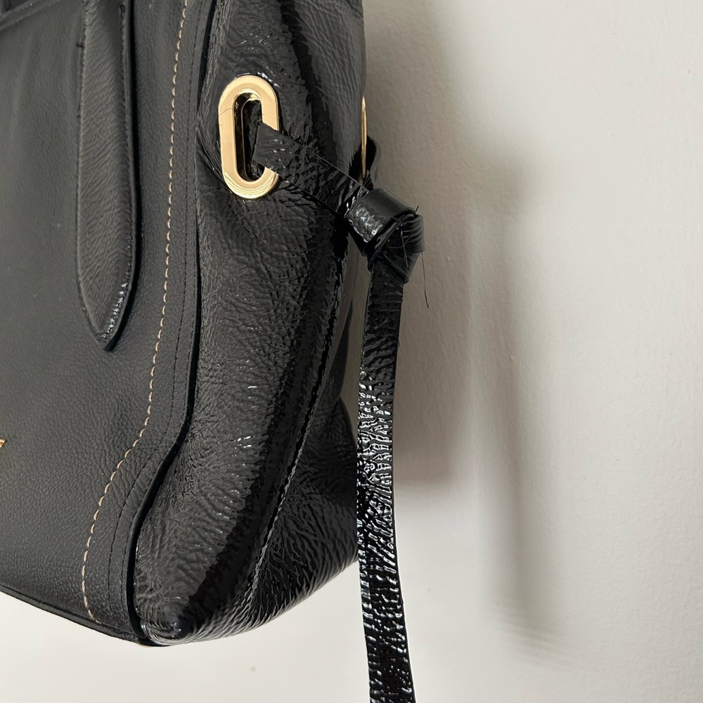 Black Leather Satchel - Picture 3 of 14